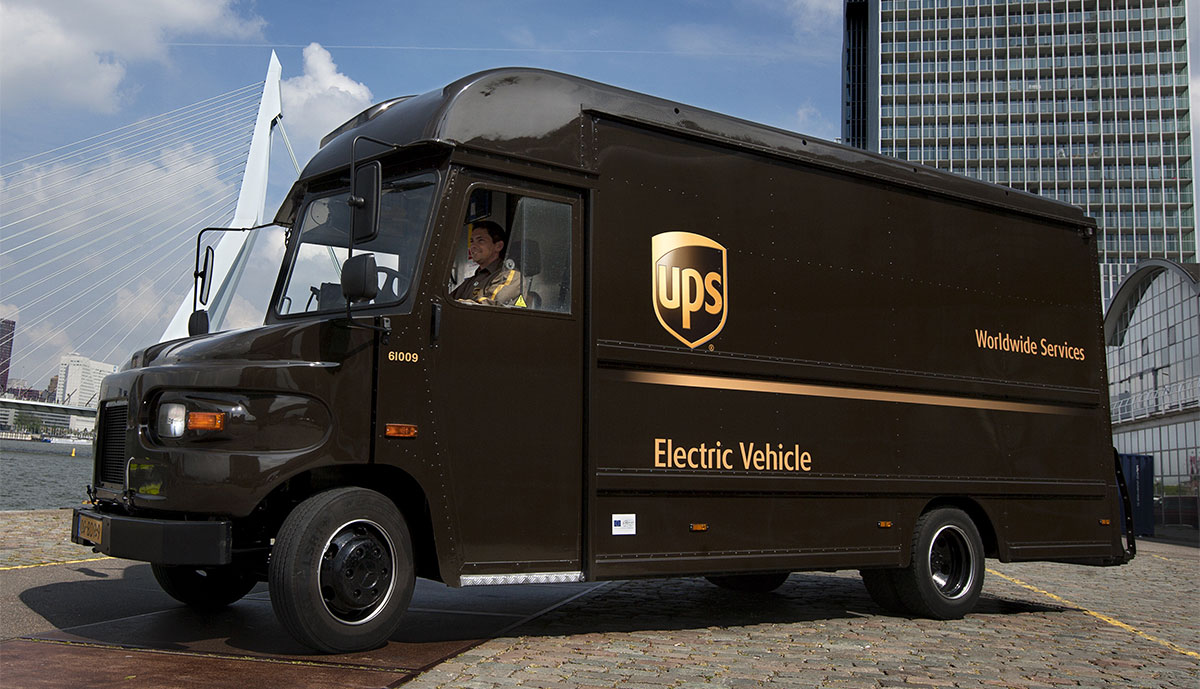 UPS-Elektro-Transporter