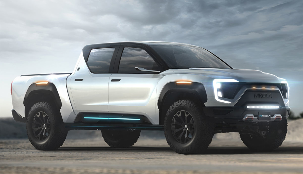 Nikola Motor kündigt Elektro-Pickup-Truck „Badger“ mit optionaler Brennstoffzelle an