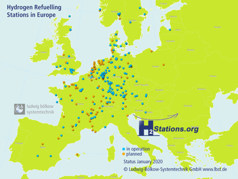 Deutschland jetzt mit 87 Wasserstoff-Tankstellen (Karte) - ecomento.de