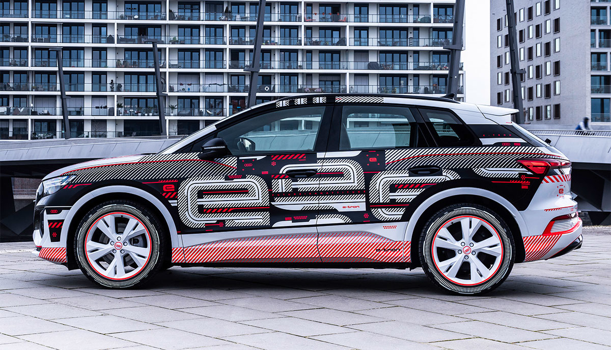 Audi: Ausblick auf Elektro-SUV Q4 e-tron (Bilder) 