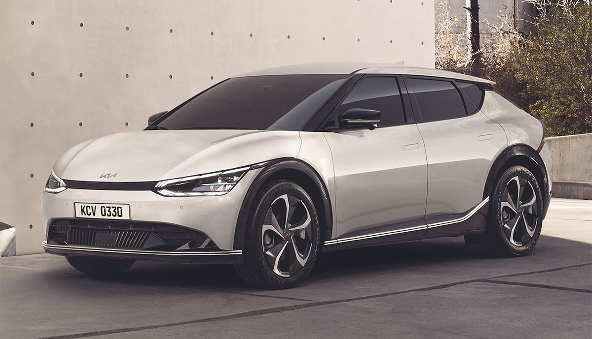 Kia stellt neues Elektroauto EV6 vor (Bilder & Video) 
