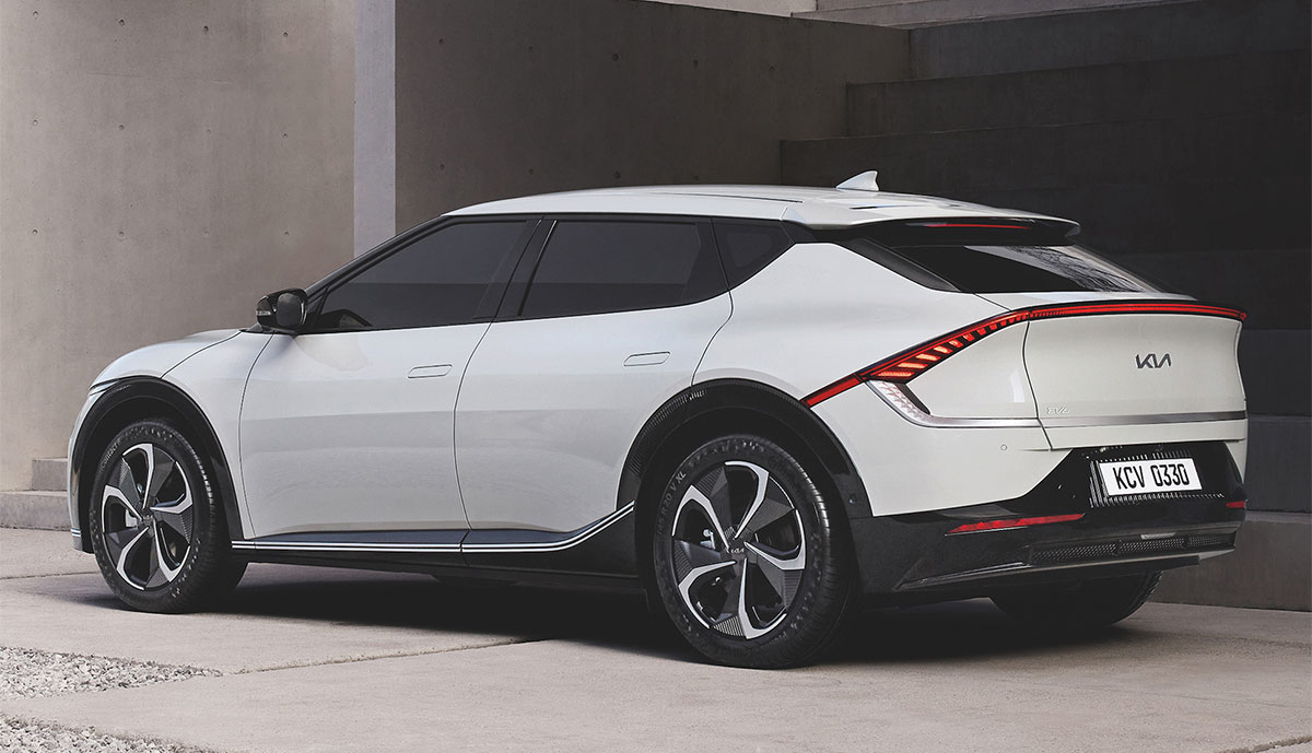 Kia stellt neues Elektroauto EV6 vor (Bilder & Video) 