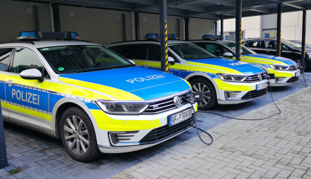 Polizei-E-Autos
