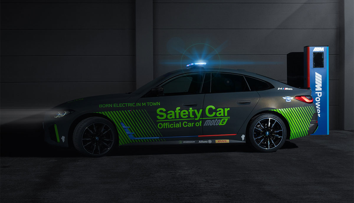 Elektro-BMW i4 wird Safety Car für MotoE 