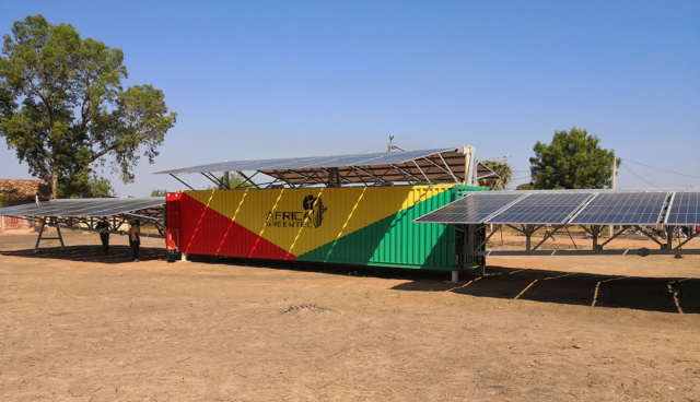 Solartainer-Afrika