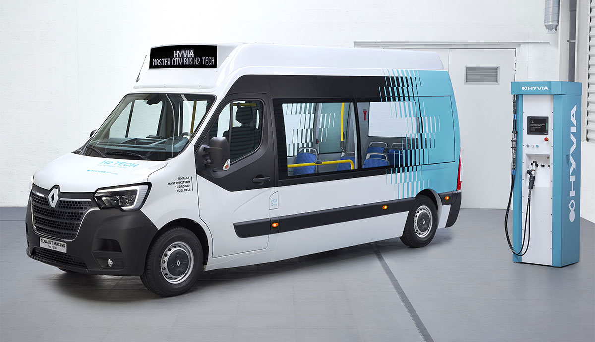 HYVIA-Master-Wasserstoff-Kleinbus