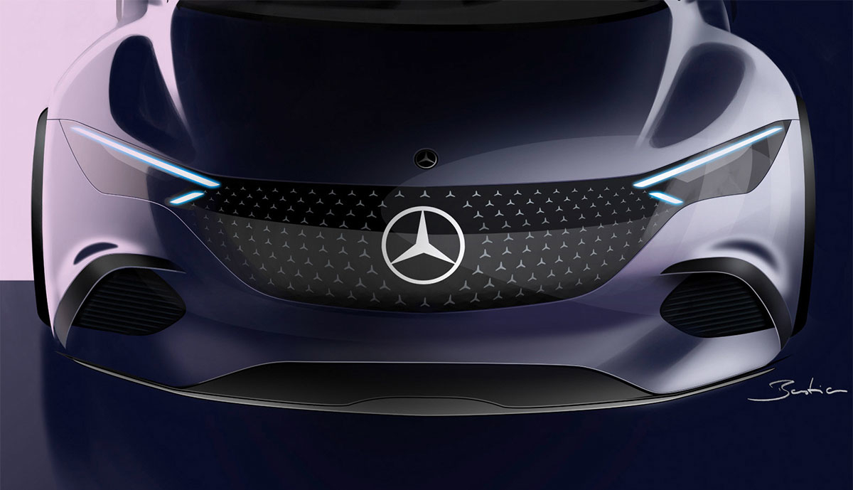 Mercedes-EQE-Entwurf