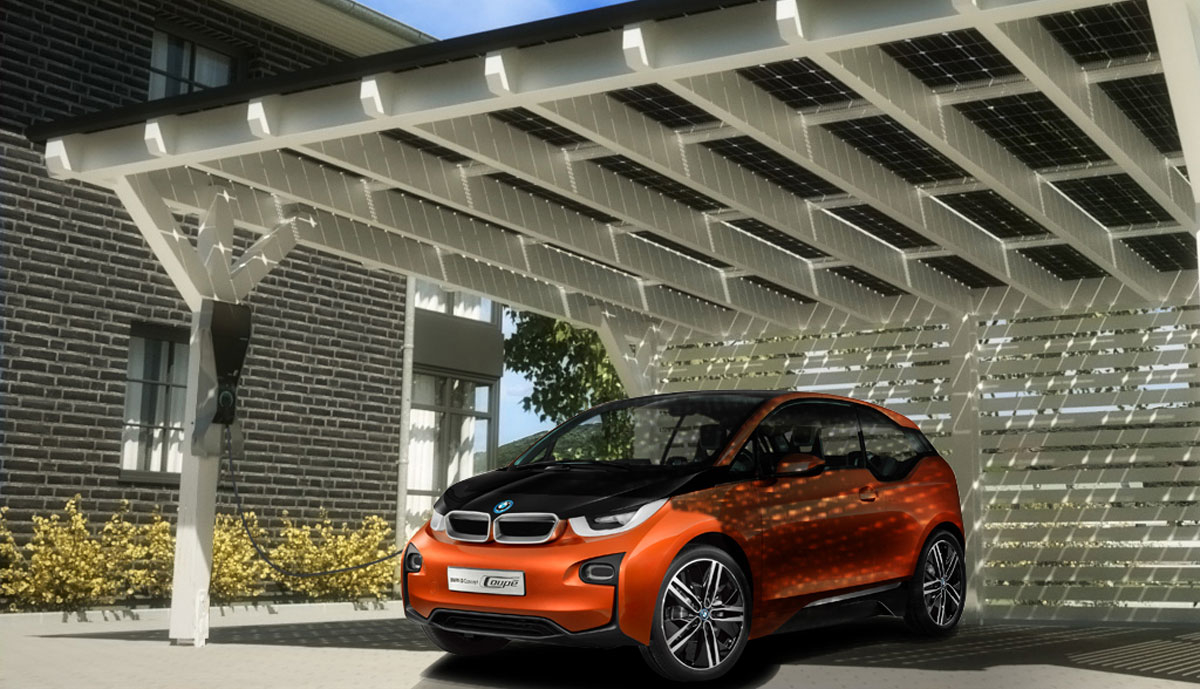 BMW-i3-Solar-Carport
