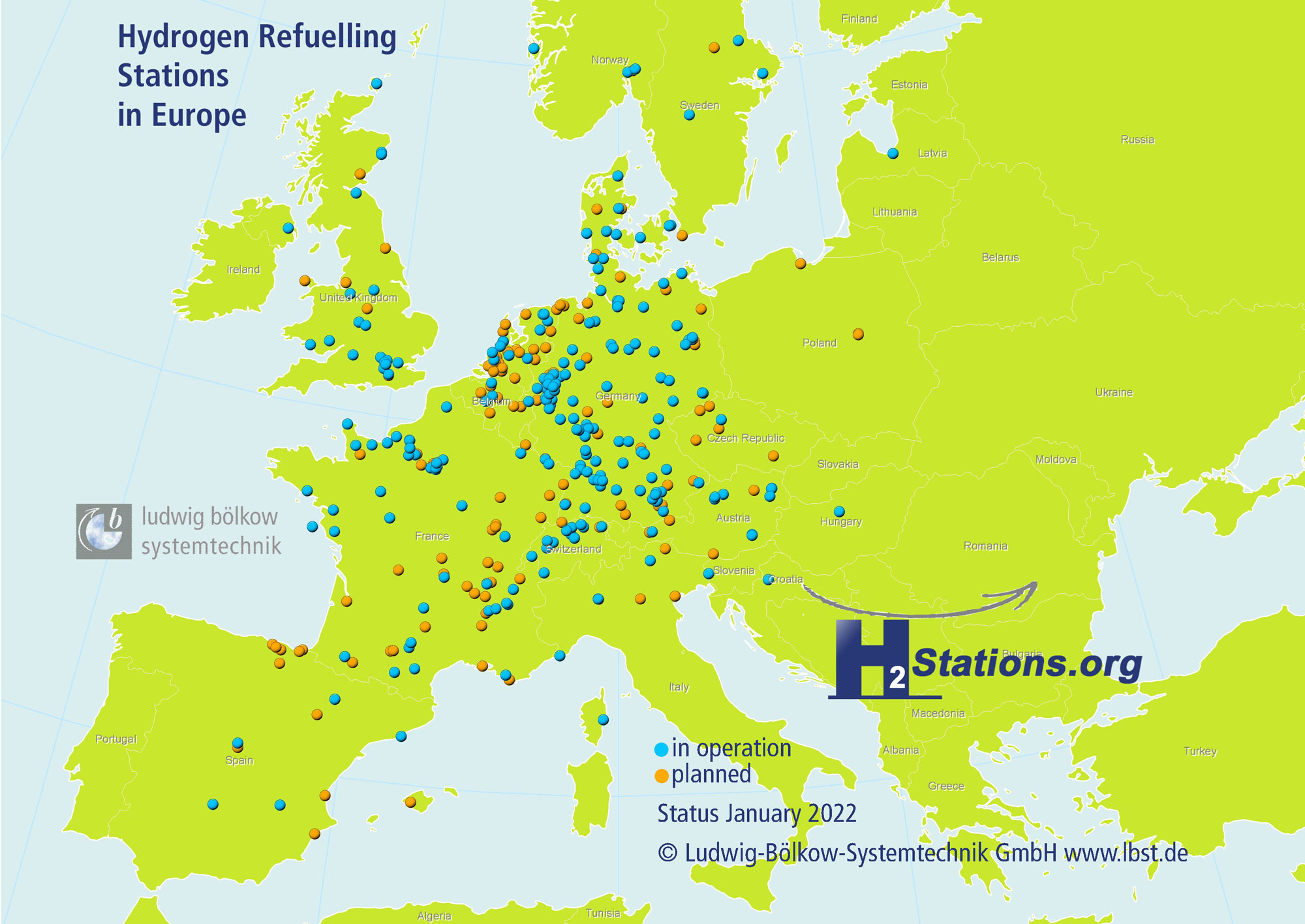 Wasserstoff-Tankstellen-Karte-Europa-Deutschland-2022