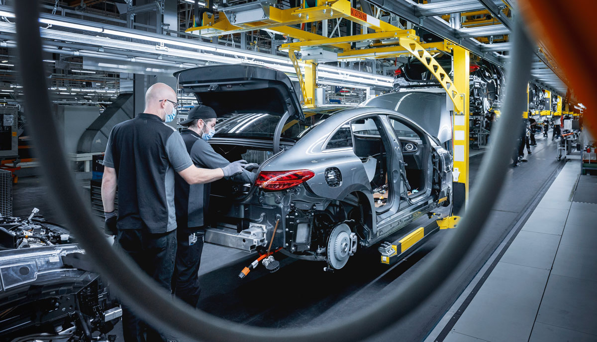 Mercedes-EQE-Produktion
