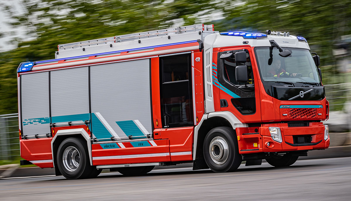 Rosenbauer zeigt Elektro-Feuerwehrfahrzeuge 