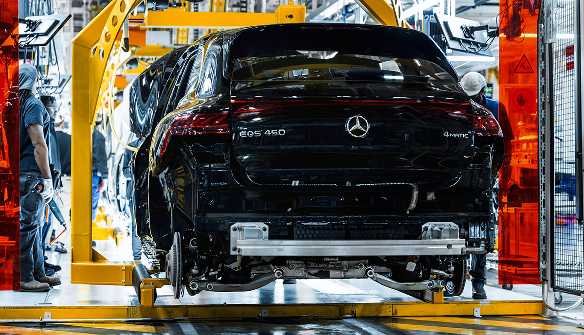 Mercedes EQS SUV Produktion-2022-2