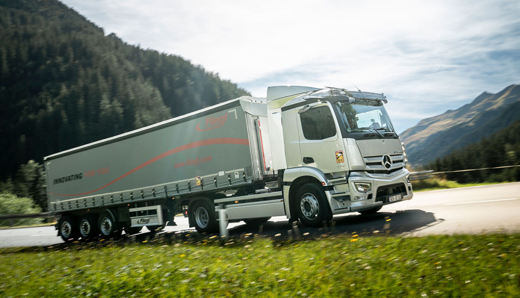 Elektro-40-Tonner Von Mercedes überquert Arlbergpass - Ecomento.de