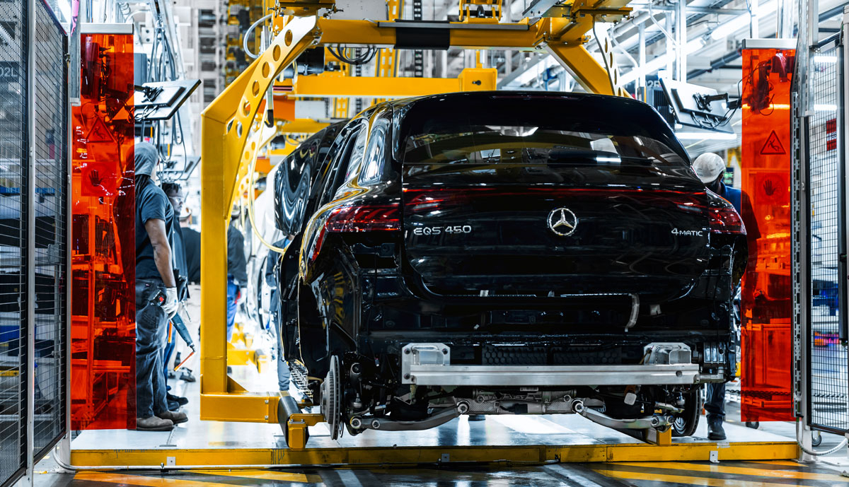 Mercedes-EQS-Produktion