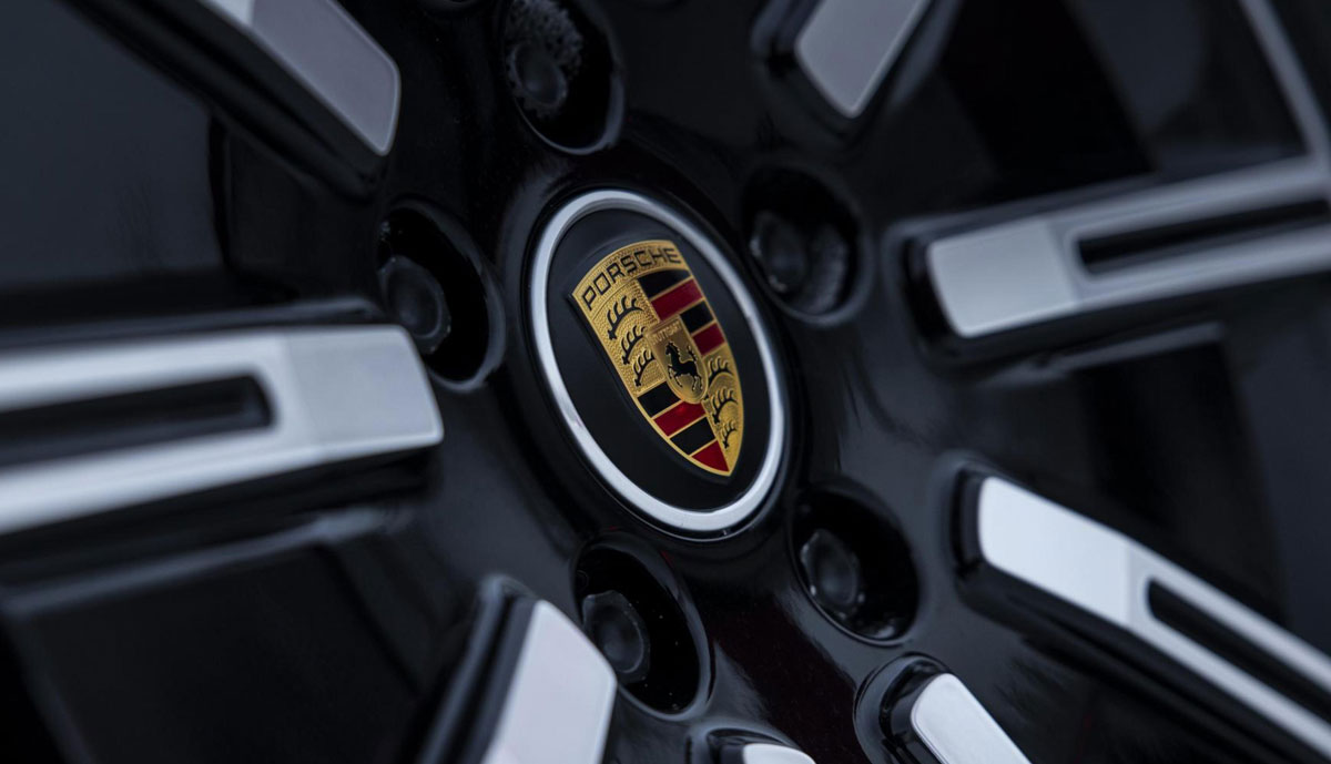 Porsche-Felge-Emblem