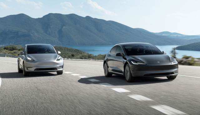 Tesla-Elektroauto-auf-der-Strasse