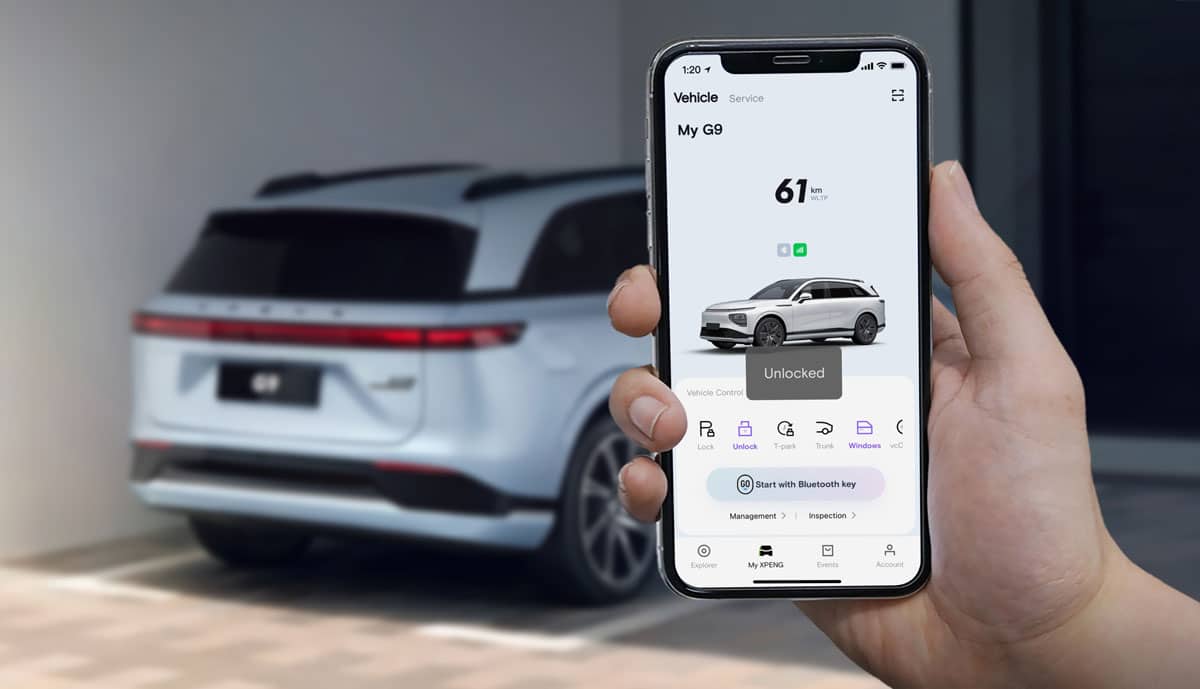 Xpeng-Elektroauto-App