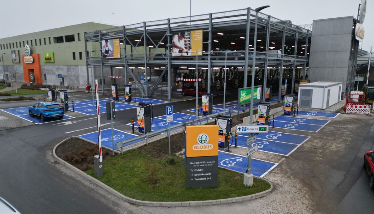 EnBW-Schnellladestandort-Globus