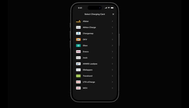 Tesla-App-fremde-Ladekarten