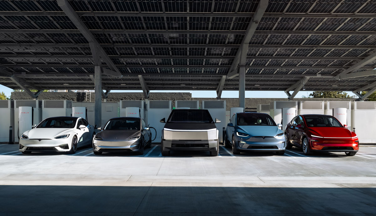 Tesla-Elektroautos