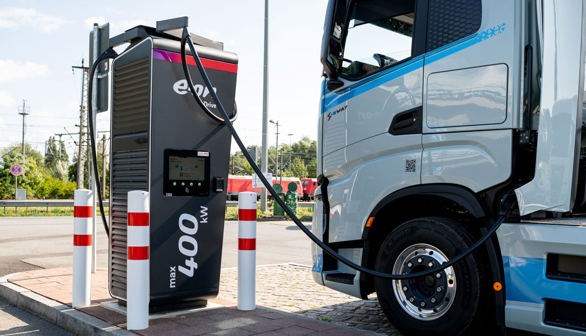 E.On-Studie: Über 1,2 Millionen Tonnen CO2-Ersparnis durch elektrischen Straßengüterverkehr