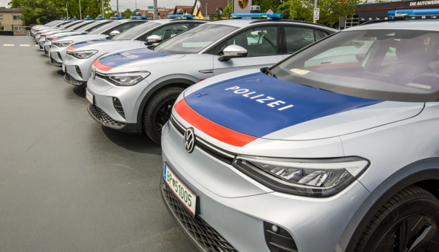 Polizei Elektroauto Oesterreich
