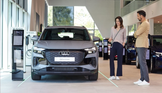 Audi-Handel-Elektroauto