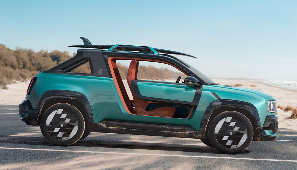 Renault 4 JP4x4 Concept: Mischung aus Strandbuggy und Pick-up