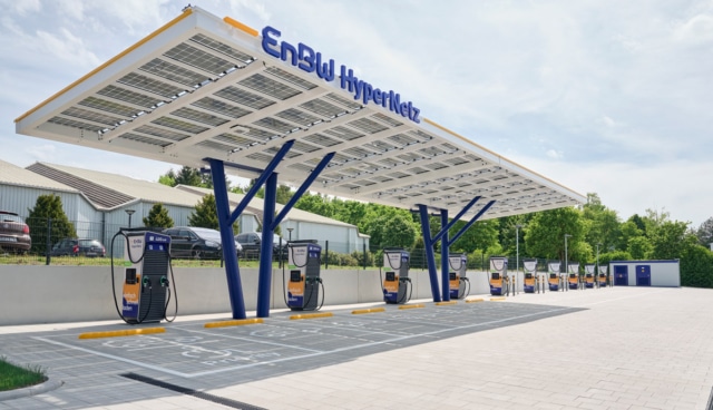 EnBW-Schnellladestation