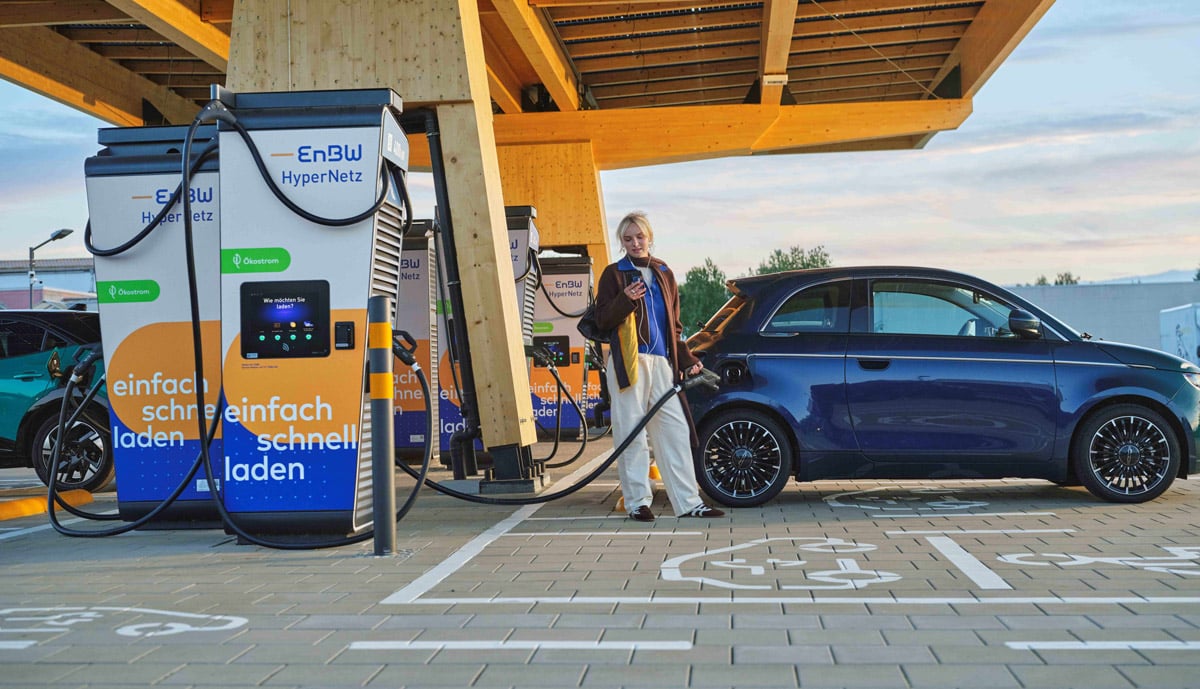 EnBW-Schnellladestation