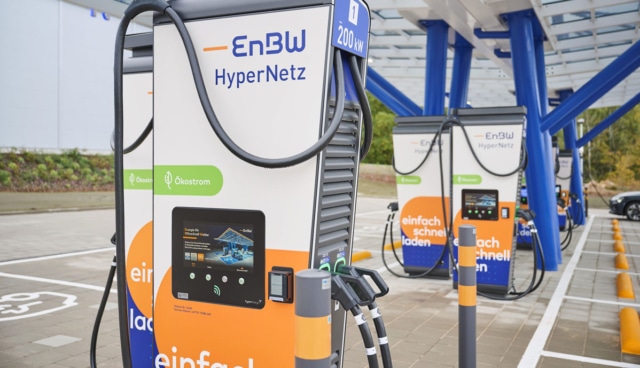 EnBW-Schnellladestation