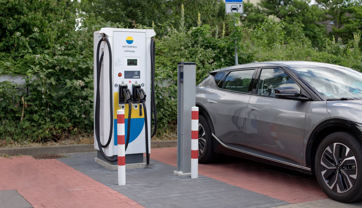 Vattenfall-Ladestation
