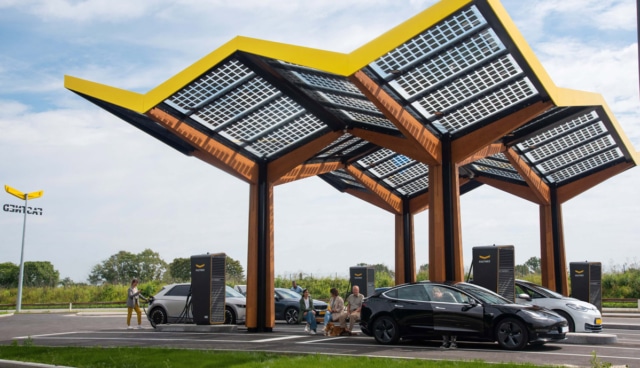 Fastned-Schnellladestation