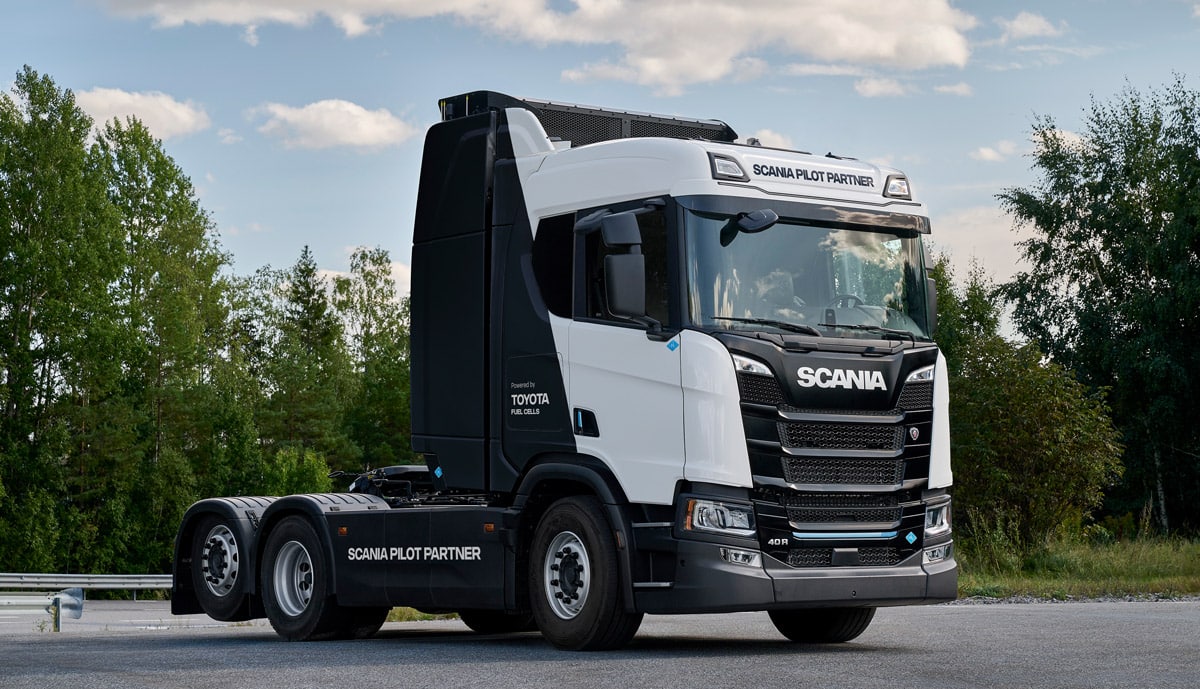 Toyota-Scania-Wasserstoff-Lkw
