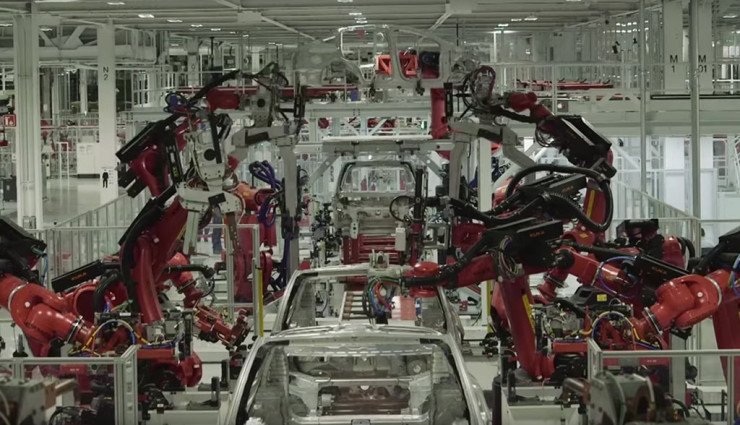 So wird Teslas Elektro-SUV Model X gebaut – in 15 Sekunden (Video)