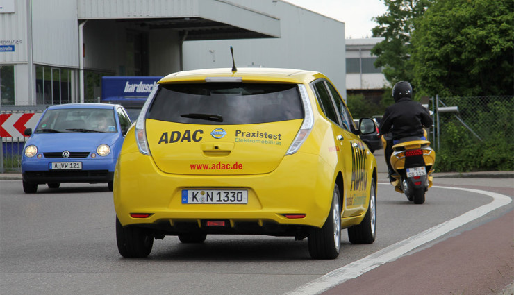 Elektroauto Nissan LEAF überzeugt im ADAC-Dauertest