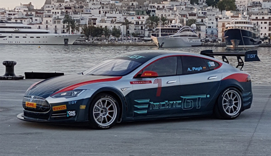 Tesla Model S für Elektro-GT-Serie vorgestellt