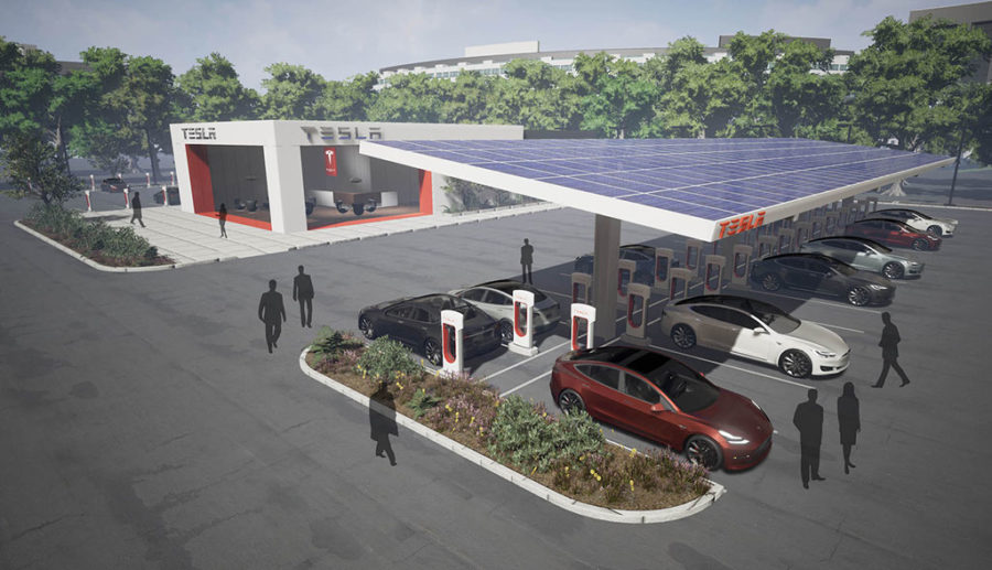Tesla: 10.000+ Supercharger-Ladeplätze bis Ende 2017
