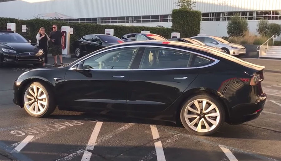 Tesla Model 3: Erstes Video der Serienversion