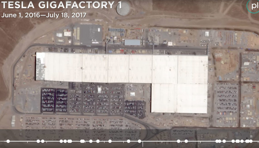 Tesla Gigafactory: Die letzten 12 Monate im Zeitraffer
