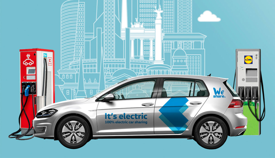 VW kooperiert mit Lidl und Kaufland bei Infrastruktur für Elektroauto-Carsharing